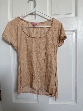 Gold metallic Lilly shirt